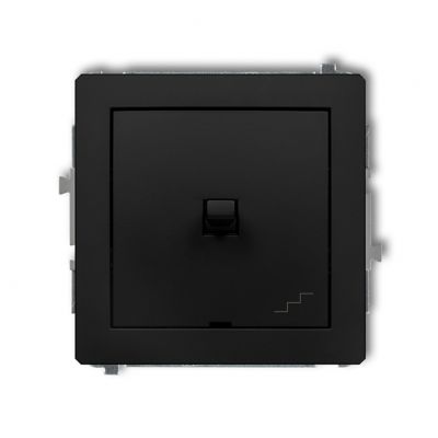 KARLIK DECO Łącznik schodowy w stylu amerykańskim czarny mat 12DWPUS-3 (12DWPUS-3)