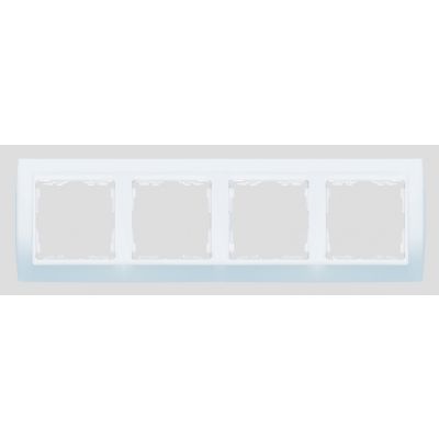RAMKA 4X BIAŁA/BIAŁA 82640-30 KONTAKT (82640-30)
