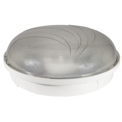 Oprawa ośw. PANDA okrągła duża LED 20W,biały pierścień,klosz przeźr,IP 65, odporna na UV,z czujn.ruc PAWBOL (D.3175R-BN-20W)