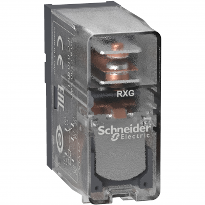 Zelio Relay Przekaźnik interfejsowy z przezroczystą obudową 1C/O 10A 24VDC RXG15BD SCHNEIDER (RXG15BD)