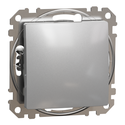 Sedna Design & Elements Przycisk zwierny zwierny srebrne aluminium SDD113111 SCHNEIDER (SDD113111)