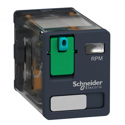 Zelio Relay Przekaźnik mocy z legendą i drzwiczkami 15A 2C/O 12V DC RPM21JD SCHNEIDER (RPM21JD)
