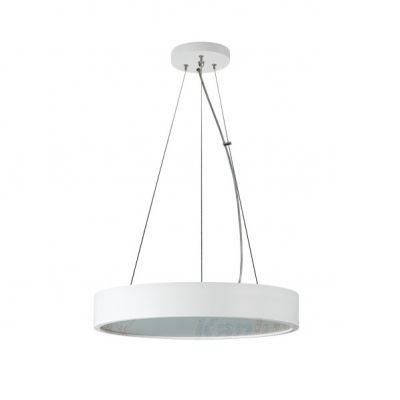 JASMIN C 470-W/M Plafoniera drewniana wisząca JASMIN C 470-W/M okrągła 47cm kolor biały mat 3XE27 KA (36504)