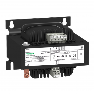 Phaseo separacyjny transformator napięcia wejście 230-400 V wyjście 1 x 230 V 1600 VA ABL6TS160U SCHNEIDER (ABL6TS160U)