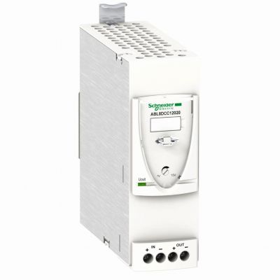 Phaseo moduł konwertera 24 W 24..28.8 V DC 12 V DC 2 A do regulowanych zasilaczy impulsowych (SMPS) ABL8DCC12020 SCHNEIDER (ABL8DCC12020)