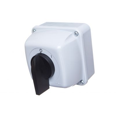 Łącznik krzywkowy 0-1 3P 25A IP44 Łuk 25-13 w obudowie 922505 ELEKTROMET (922505)