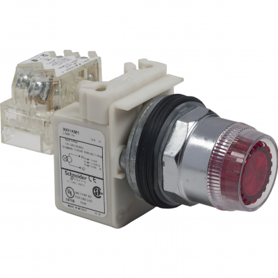 Harmony 9001K Napęd przyciskku 600V AC 10A fi30 9001K1L1RH13 SCHNEIDER (9001K1L1RH13)