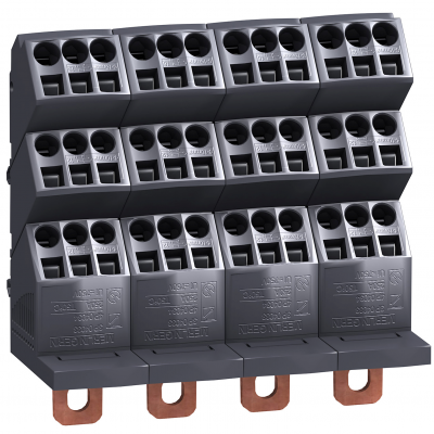 Rozdzielnice PrismaSet blok rozdzielczy Polybloc 250A 4P LVS04034 SCHNEIDER (LVS04034)
