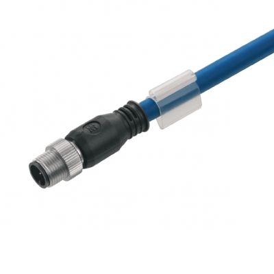 WEIDMULLER FBCEX PA M12 M 5M Miedziany przewód przesyłu danych (zmontowany), Jeden koniec bez złącza, Liczba biegunów: 2, Długość kabla: 5 m, złącze męskie, proste 1785150500 /1szt./ (1785150500)