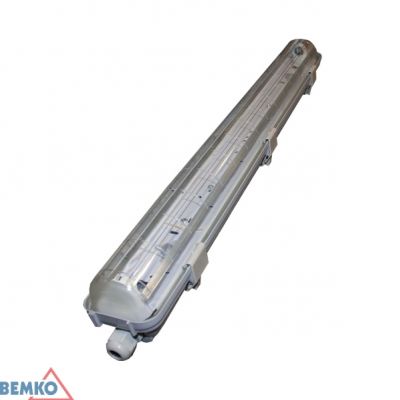 Oprawa hermetyczna 1x T8-LED pod 1 świetlówkę LED 1500mm PC IP65 C10-E-OHB158PC BEMKO BEMKO (S-C10-E-OHB158PC)