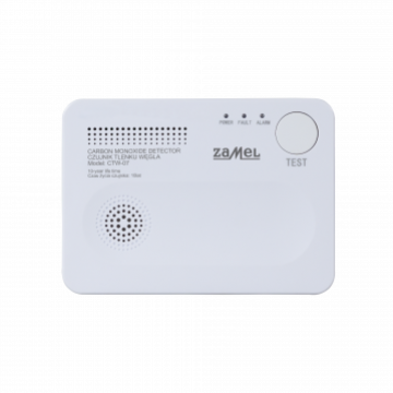 Czujnik tlenku węgla bateryjny typ: CTW-07 ZAMEL (GAR10000072-WPL)