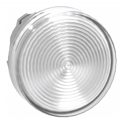 Harmony XB4 Główka lampki sygnalizacyjnej biała LED metalowa karbowana ZB4BV013S SCHNEIDER (ZB4BV013S)
