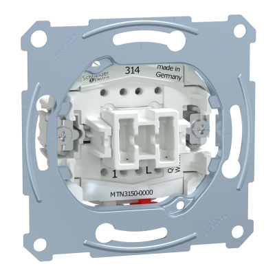 Merten mechanizm przycisku zacisk bezśrubowy 250V AC 10A MTN3150-0000 SCHNEIDER (MTN3150-0000)