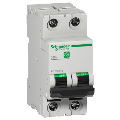 Wyłącznik nadprądowy Multi9 C60N 10kA 2P B6A 415V M9F10206 SCHNEIDER (M9F10206)