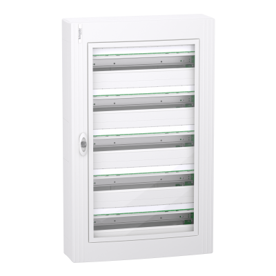 Obudowa PrismaSeT XS PSXS-5-24-NT-P natynkowa drzwi przezroczyste 5 rzędów 24 moduły w rzędzie LVSXR524 SCHNEIDER (LVSXR524)