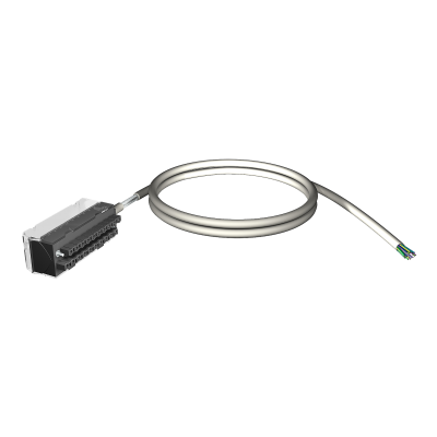 Modicon X80 zestaw kablowy złącze 20 pin 1 x luźne końcówki do modułów wejść/wyjść M340 3 m BMXFTW301 SCHNEIDER (BMXFTW301)