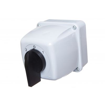 Łącznik krzywkowy 2-0-1 16A 3P w obudowie IP65 ŁUK 16-73 921674 ELEKTROMET (921674)