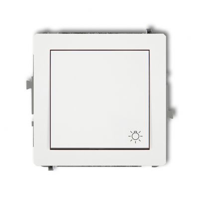 KARLIK DECO Przycisk zwierny /światło/ biały DWP-5 (DWP-5)