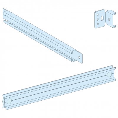 Rozdzielnice PrismaSet regulowana szyna do aparatu modułowego 400mm LVS03404 SCHNEIDER (LVS03404)