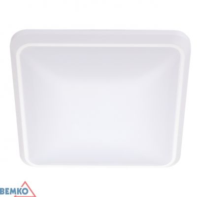 PLAFONIERA LED DORIA 20W 4000K 1600LM IP20 KWADRAT CZ. MIKR. Z FUNKCJĄ PÓŁCIENIA BEMKO (C38-ST58-204-MD)