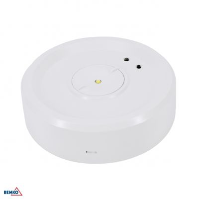 OPRAWA AWARYJNA SKALER OKRĄGŁA 3W BEZ SOCZEWKI IP40 AUTOTEST 3H CNBOP BEMKO (C91-SKL-R-3SX-AT3H-CNBOP)