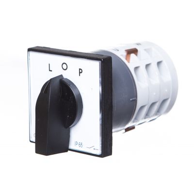 Łącznik krzywkowy L-0-P 3P 12A IP65 Łuk E12-42 z płytką 921202 ELEKTROMET (921202)
