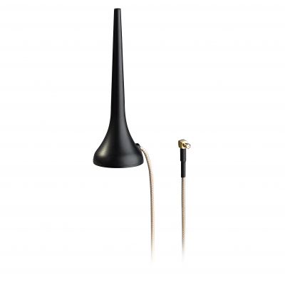 Harmony XB5R Antena zewnętrzna Czarna 2 m kabel 100 m zasięg Złącze MCX ZBRA2 SCHNEIDER (ZBRA2)