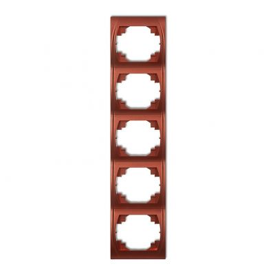 KARLIK LOGO Ramka pionowa pięciokrotna brązowy metalik 9LRV-5 (9LRV-5)