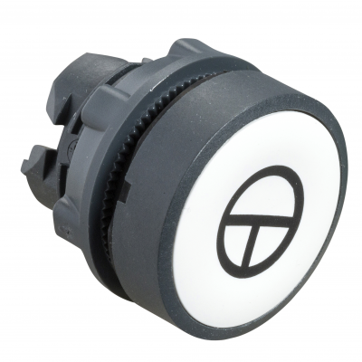 Harmony XB5 Przycisk płaski biały z samopowrotem bez podświetlenia plastikowy T ZB5AA145 SCHNEIDER (ZB5AA145)