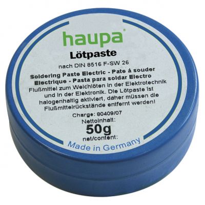 Pasta lutownicza kontaktowa  50 gr. 160090 HAUPA (160090)