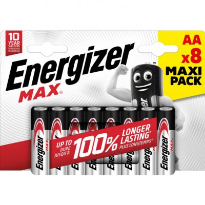 Bateria Energizer MAX AA LR6 /8szt./ (7638900437720)