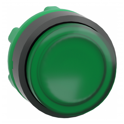 Harmony XB5 Przycisk płaski z mechanizmem push push zielona LED plastikowa ZB5AH33 SCHNEIDER (ZB5AH33)