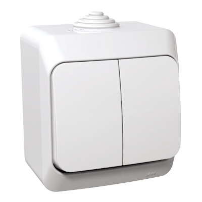 Cedar Plus łącznik świecznikowy z podświetleniem IP44 biały WDE000551 SCHNEIDER (WDE000551)