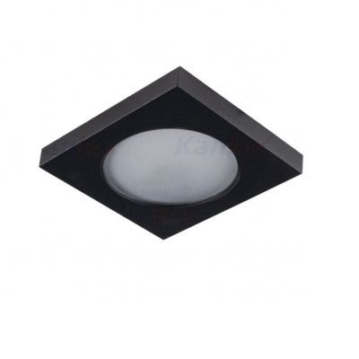 Oprawa punktowa FLINI IP44 DSL-B czarna kwadratowa bez oprawki 33120 KANLUX (33120)