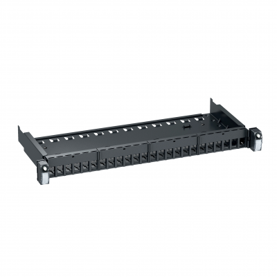 Panel miedziany S-one basic 19/ pusty 1U RAL7016 24 złącza RJ45 FTP/STP VDIG012241F SCHNEIDER (VDIG012241F)