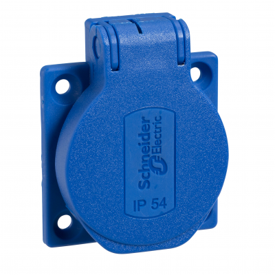 GNIAZDO 50X50 SIDE BLUE IP54220V 2PT PKS52B SCHNEIDER (PKS52B)