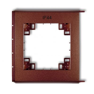 KARLIK Ramka zewnętrzna do łączników IP44, brązowy metalik 9FRH (9FRH)