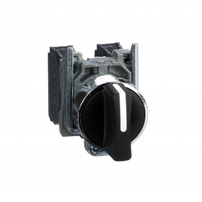 Harmony XB4 Przełącznik 3 położeniowy czarny metalowy XB4BD33 SCHNEIDER (XB4BD33)