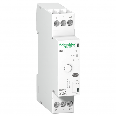 Stycznik modułowy Acti9 iCT50r+20-10-230 20A 1Z 50Hz 230 VAC A9C15031 SCHNEIDER (A9C15031)