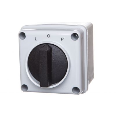 Łącznik krzywkowy L-0-P 3P 12A IP65 Łuk E12-43 w obudowie 921243 ELEKTROMET (921243)