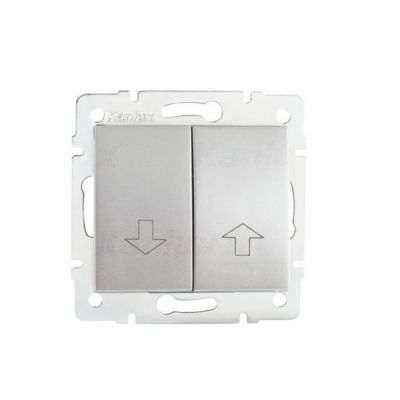 LOGI Łącznik żaluzjowy śrubowy 10AX 250V srebrny 021100143 25196 KANLUX (25196)
