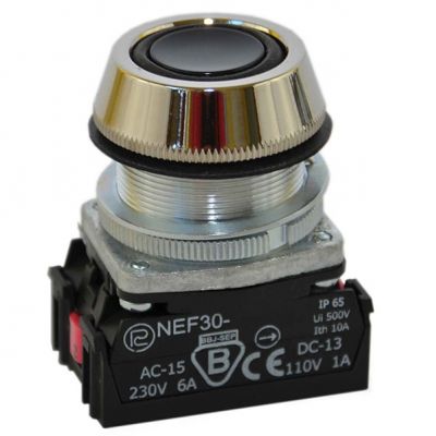 Przycisk NEF30-UK2Y/W3 czarny (W0-NEF30-UK 2Y/W3 S)