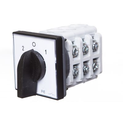 Łącznik krzywkowy 2-0-1 3P 25A IP65 Łuk 25-72 922572 ELEKTROMET (922572)