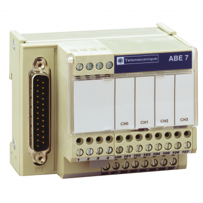 Modicon ABE7 podbaza rozdzielcza kanały analogowe 4 kanały ABE7CPA410 SCHNEIDER (ABE7CPA410)