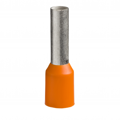 Akcesoria końcówki kablowe pojedyńcze izolowane - rozmiar średni - 4 mm2 - pomarańczowa DZ5CE042 SCHNEIDER (DZ5CE042)