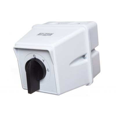 Łącznik krzywkowy gwiazda-trójkąt 3P 100A IP44 ŁK 100-23 w obudowie 910723 ELEKTROMET (910723)