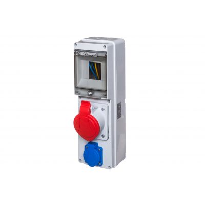 Rozdzielnica RSE-01 -okienko inspekcyjne 4 moduły -wyposażona w okablowanie do podłączenia zabezpiec ELEKTROMET (942062)