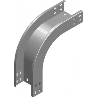 Łuk zewnętrzny 90° 100x50mm Grubość 1,50 mm LZZP100H50 351410 BAKS (351410)