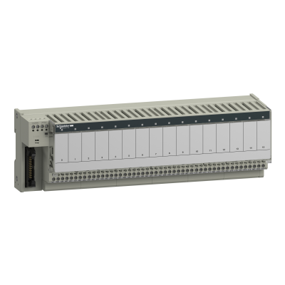 Modicon ABE7 podbaza do przekaźników wtykowych 16 kanałów przekaźnik 12.5mm ABE7P16F310 SCHNEIDER (ABE7P16F310)