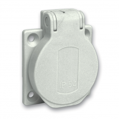 GNIAZDO 50X50 BACK GRAY IP54220V 2PT PKS51G SCHNEIDER (PKS51G)